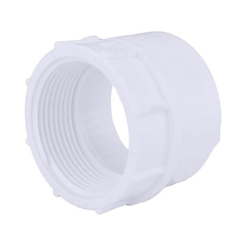 Charlotte Pipe PVC001010800 Schedule 40 1-1/2 in. Hub X 1-1/2 in. D FPT PVC Pipe Adapter 1 pk