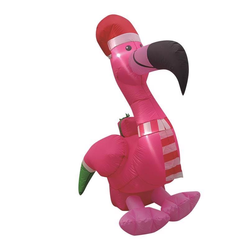 Celebrations CHX1943 Holiday Flamingo 5 ft. Inflatable