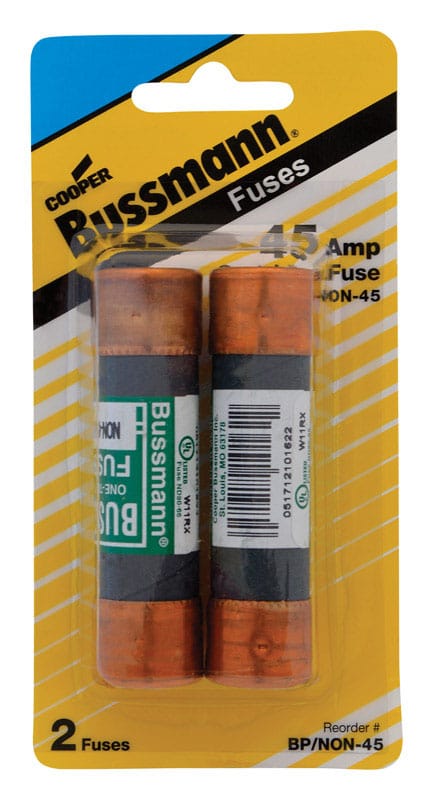 Bussmann BP/NON-45 45 amps Non Current Fuse 2 pk