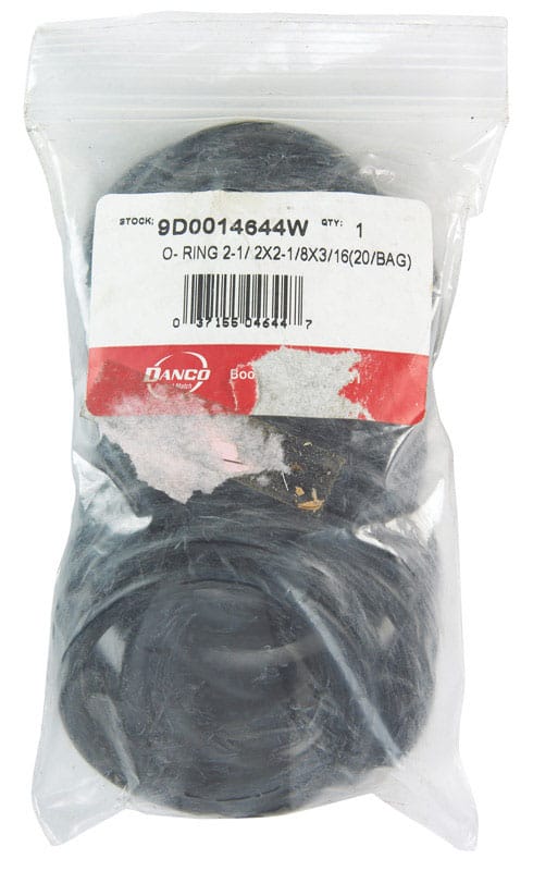 Danco 14644W 2-1/2 in. D X 2-1/8 in. D Rubber O-Ring 20 pk