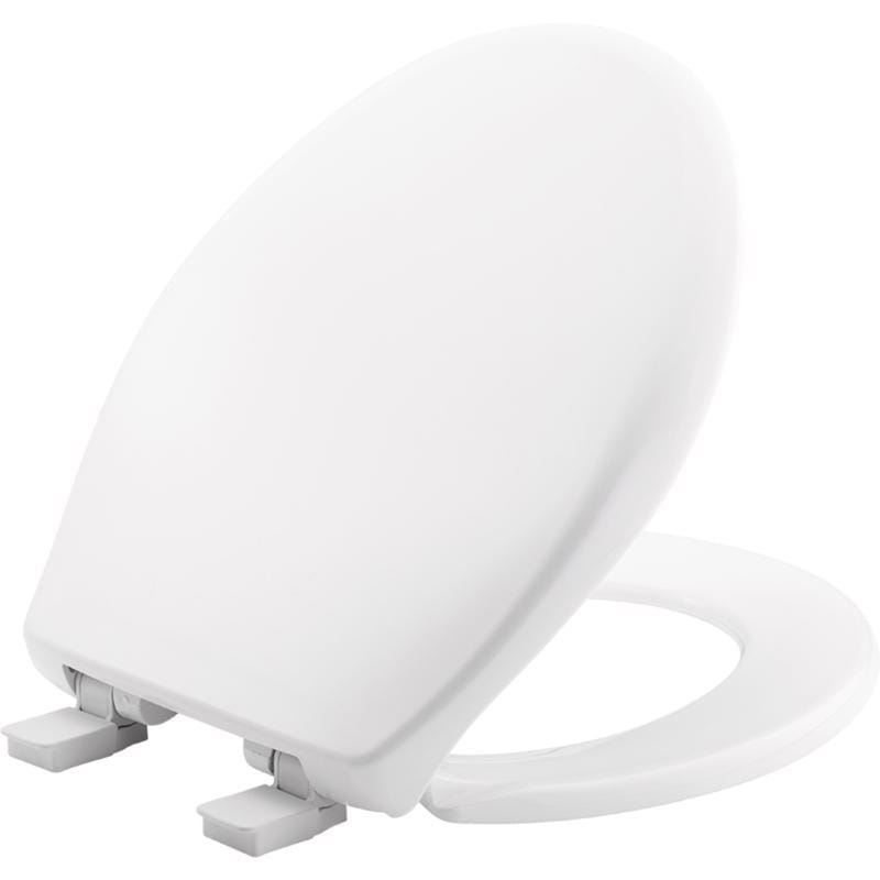 Mayfair BY Bemis 87SLOW-000 Affinity Slow Close Round White Plastic Toilet Seat