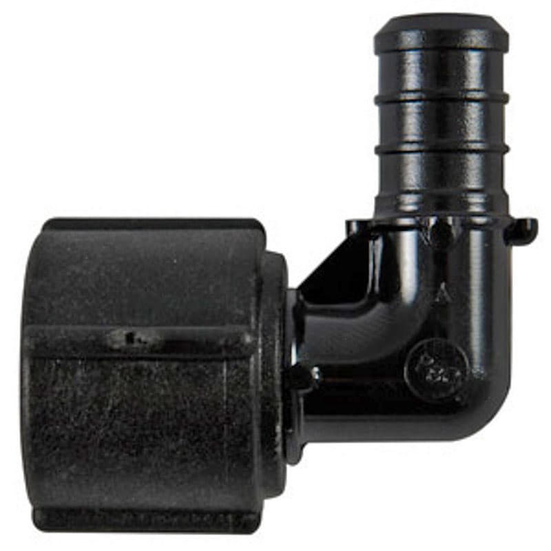 Sharkbite UP532A5 1/2 in. Barb X 1/2 in. D FIP Poly Alloy Swivel Elbow