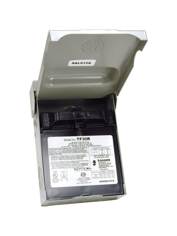 Ge U035F2P 30 amps Fusible 2-Pole AC Disconnect