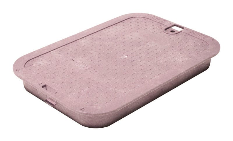 NDS 113CR 10.1 in. W X 15.4 in. H Rectangular Valve Box Cover Purple