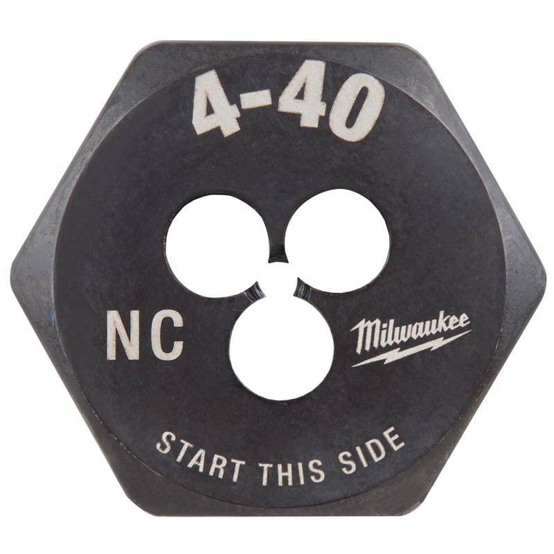 Milwaukee 49-57-5308 SAE 4-40 NC 1" Hex Threading Die