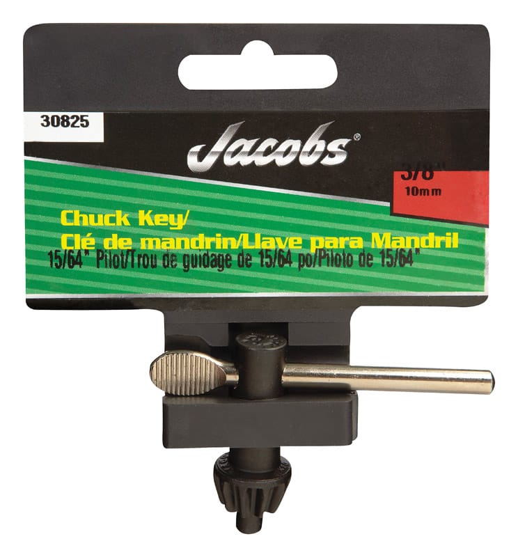 Jacobs 30825 3/8 in. X 15/64 in. K30 Chuck Key T-Handle Steel 1 pc