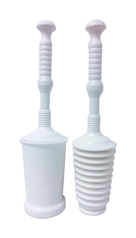 GT Water Products MP500-4TB Master Plunger Toilet Plunger with Holder 18-1/2 in. L X 3 in. D