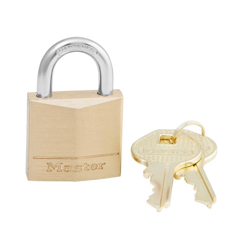 Master Lock 130D 130D Brs Pin Tmblr Pdlck 1-3/16