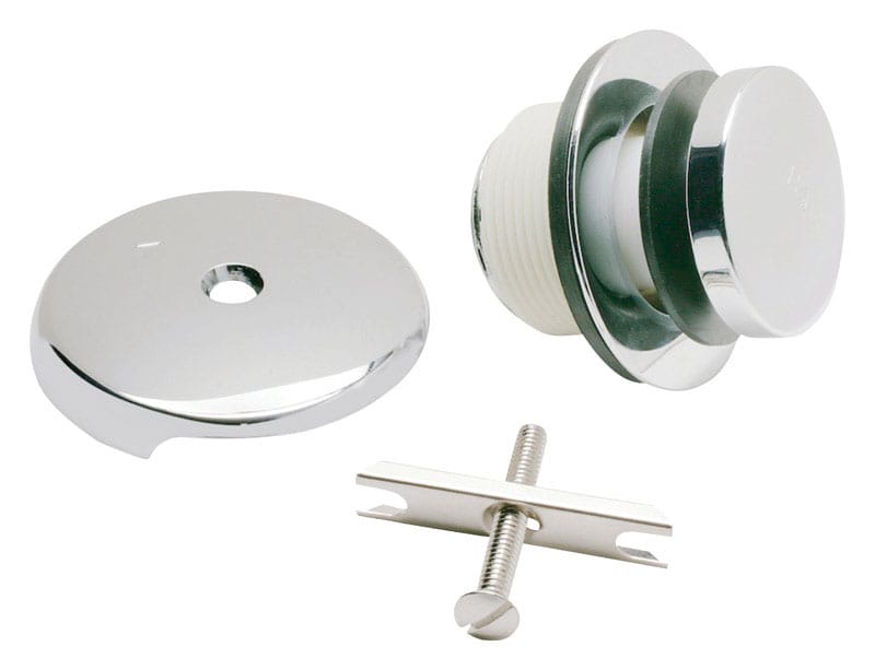Plumb Pak P826-66PC Foot Lok Stop Lift N Turn Bath Drain Trim Kit Metal