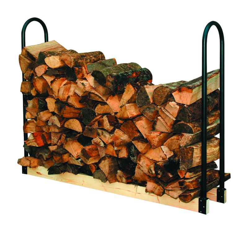 Panacea 15206 Black Powder Coated Steel Log Rack