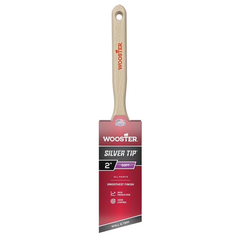 Wooster 5221-2 Silver Tip 2 in. Soft Angle Paint Brush