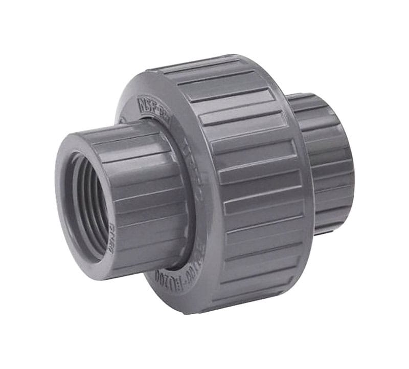 B&K 164-103 ProLine Schedule 80 1/2 in. FPT each X 1/2 in. D Threaded PVC Union 1 pk