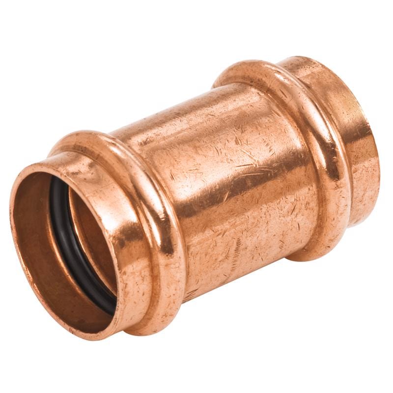 Nibco 9020600PCU 1-1/2 in. Press X 1-1/2 in. D Press Wrought Copper Repair Coupling 1 pk