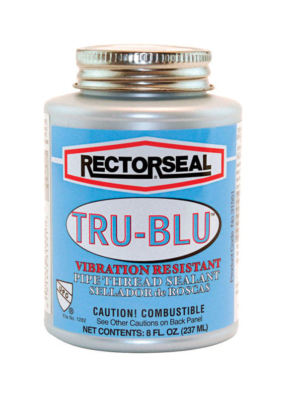 Rectorseal 31551 Tru-Blu Blue Pipe Thread Sealant 8 oz