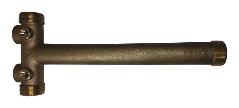 Campbell RSTC5-4TLF Brass 1-1/2 in. Tank Cross