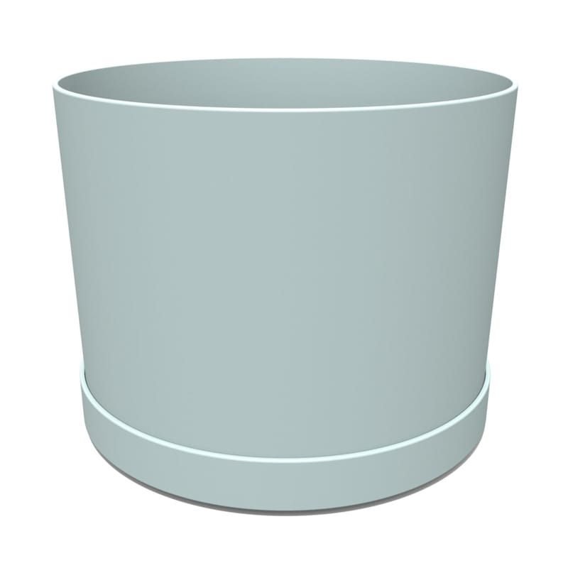 Bloem MAT0837 Mathers 5.13 in. H X 8.5 in. W X 8 in. D Resin Planter Misty Blue