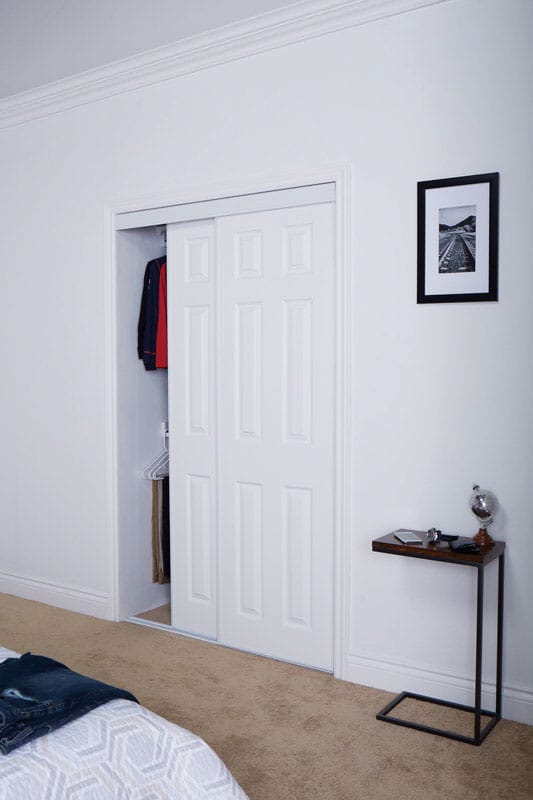 Erias BY0106BWWTE0600 80.5 in. H X 60 in. W Wood Closet Bypass Door