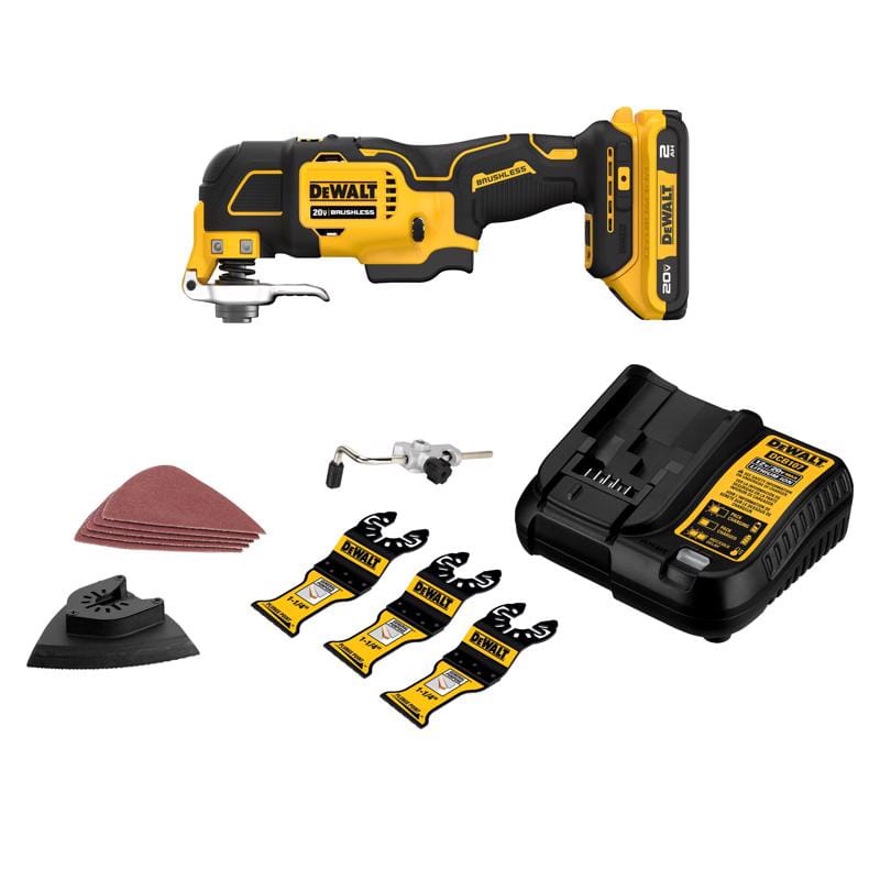 Dewalt DCS356D1 20V MAX XR 2 amps Cordless Oscillating Multi-Tool Kit (Battery & Charger)