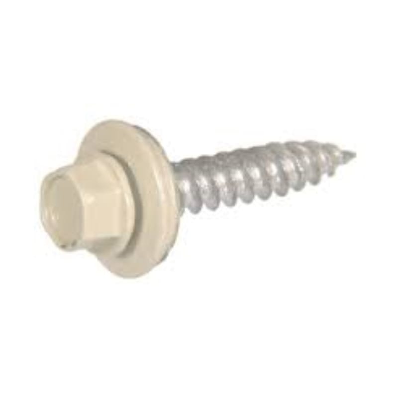 Grip-Rite NHWNW91001BEI Pro-Twist No. 9 Sizes X 1 in. L Hex Round Washer Head Sheet Metal Screws 1 lb 115 pk