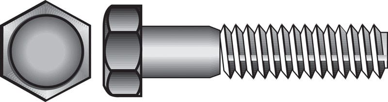 Hillman 811575 3/8 in. D X 1-1/2 in. L Hot Dipped Galvanized Steel Hex Bolt 100 pk