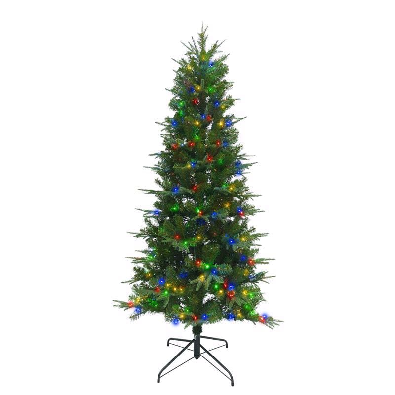 Holiday Bright Lights T7HFWMA 1-2 Tree 7 ft. Full LED 350 ct Hudson Fraser Fir Color Changing Christmas Tree