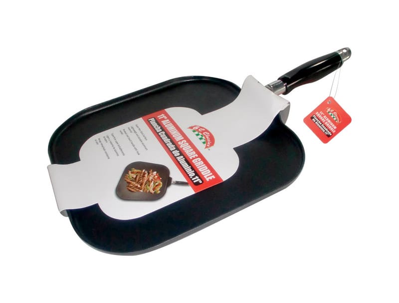 Bene Casa BC-72014 Classics 17 in. L X 11 in. W Aluminum Nonstick Surface Griddle