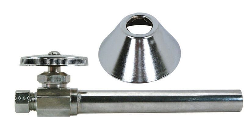 BrassCraft CS41BX C1 1/2 in. FPT X 3/8 in. MPT Brass Angle Stop Valve