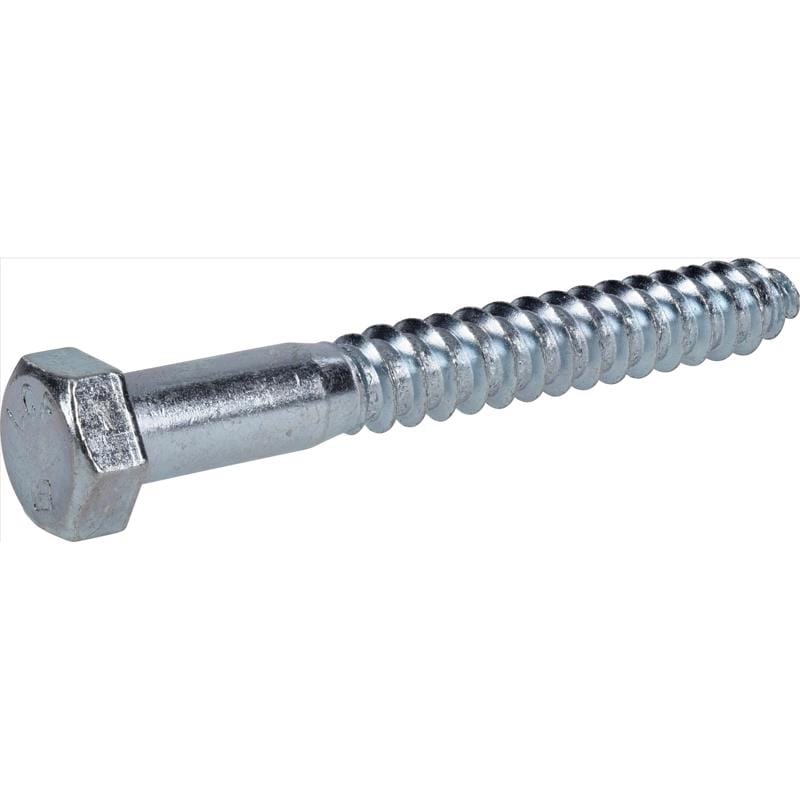 Hillman 230131 1/2 in. X 4 in. L Hex Zinc-Plated Steel Lag Screw 25 pk