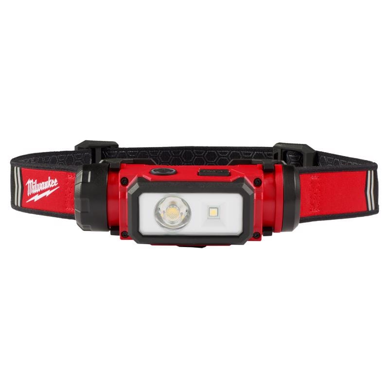 Milwaukee 2163-21 Redlithium⢠USB Hard Hat Headlamp, Recha