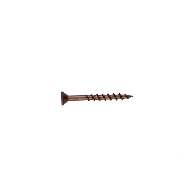 Grip-Rite 158GS25BK No. 6 X 1-5/8 in. L Phillips Yellow Zinc Coarse Wood Screws