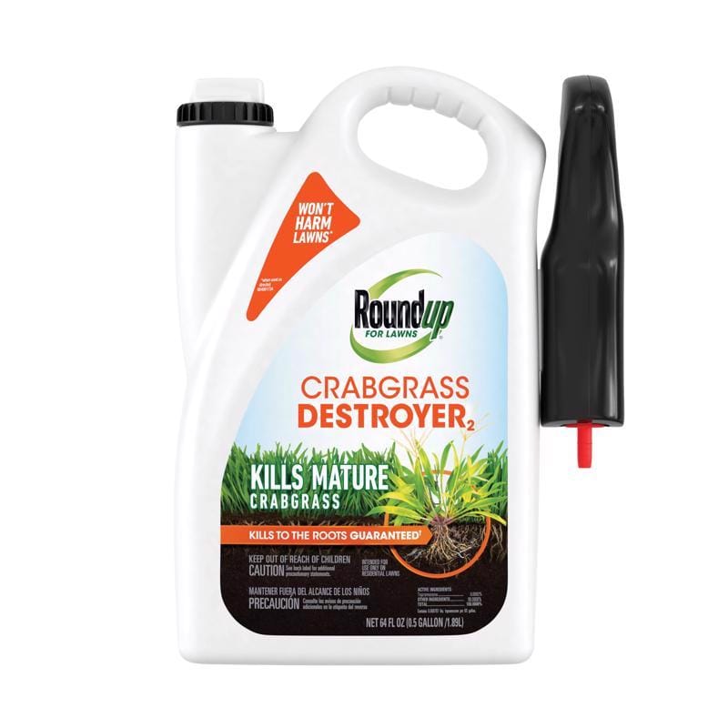 Roundup 4388510 Crabgrass Weed and Vegetation Killers RTU Liquid 0.5 gal