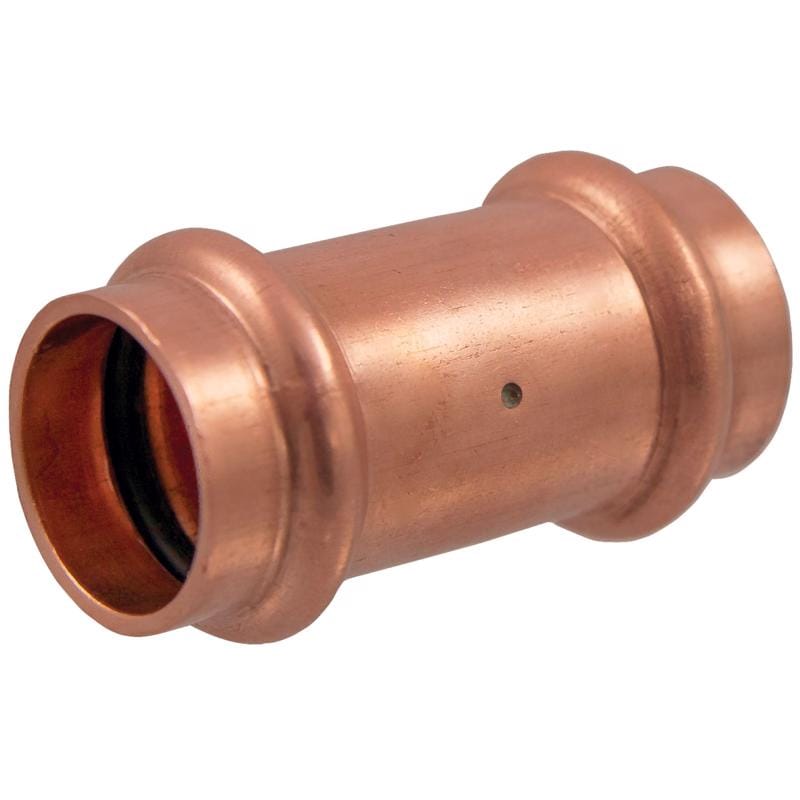 Nibco 9002350PCU 2 in. Press X 2 in. D Press Wrought Copper Coupling 1 pk