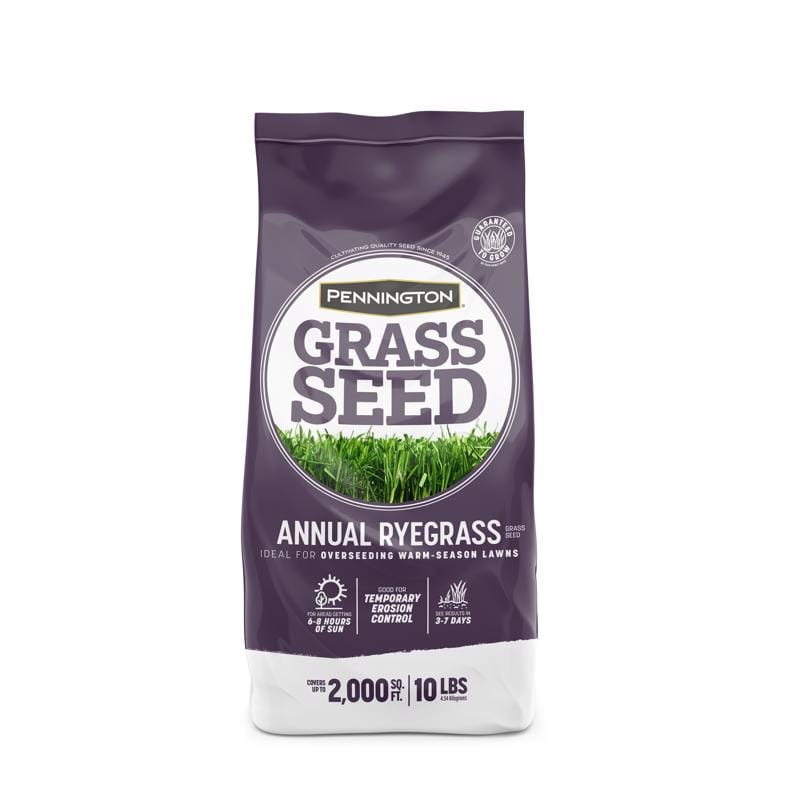 Pennington 100082632 Annual Ryegrass Sun or Shade Grass Seed 10 lb