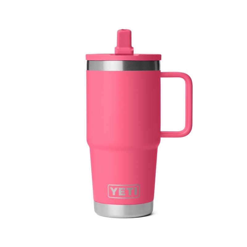 Yeti 21071506222 Rambler 20 oz Tropical Pink BPA Free Travel Straw Mug