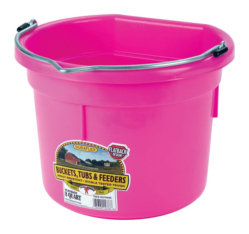 Little Giant P8FBHOTPINK 8 qt Bucket Pink