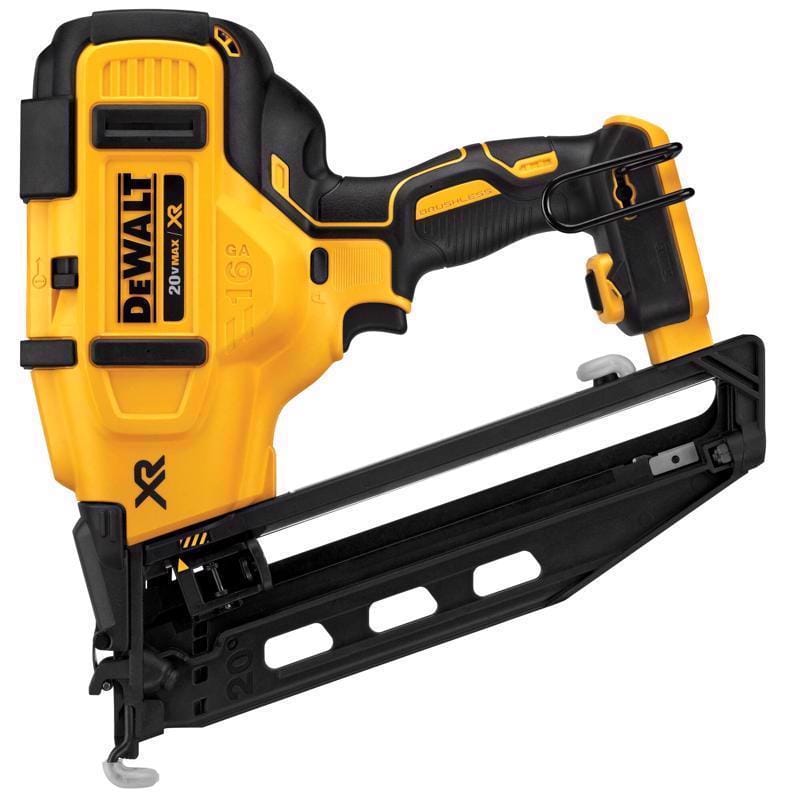 Dewalt DCN660B 20V MAX XR 16 Ga. Cordless Angled Finish Nailer Tool Only 20 V