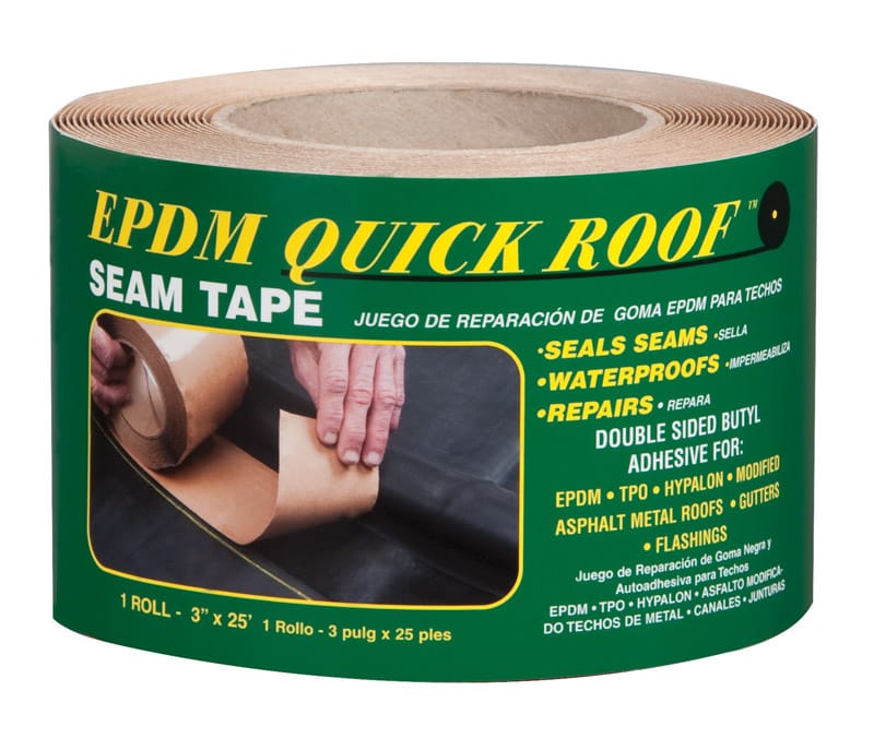 Quick Roof BST325 3 in. W X 25 ft. L Tape Roof Seam Tape Black