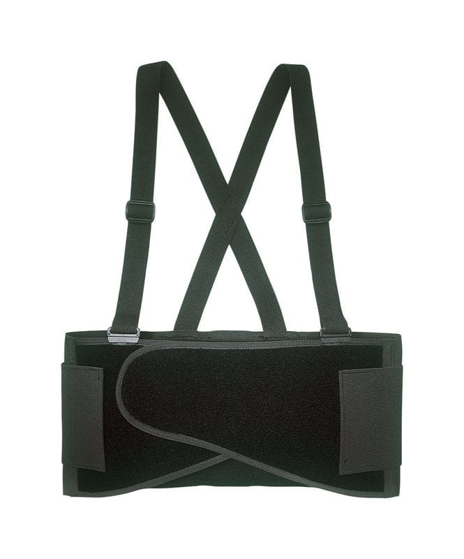 CLC 5000XL 46 in to 56 in. Elastic Support Belt with Suspenders Back Support Belt Black XL 1 pc