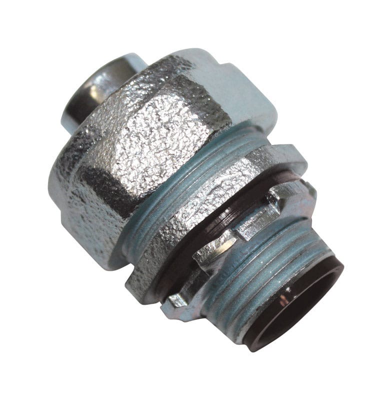Sigma Engineered Solutions 45762 ProConnex 1 in. D Zinc-Plated Iron Straight Connector For Liquid Tight 1