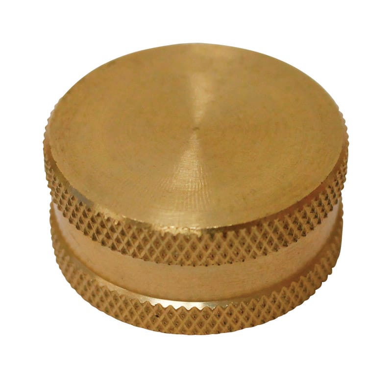 Plumb Pak PP850-68 Brass 3/4 in. D X 3/4 in. D Hose Cap with Washer 1 pk