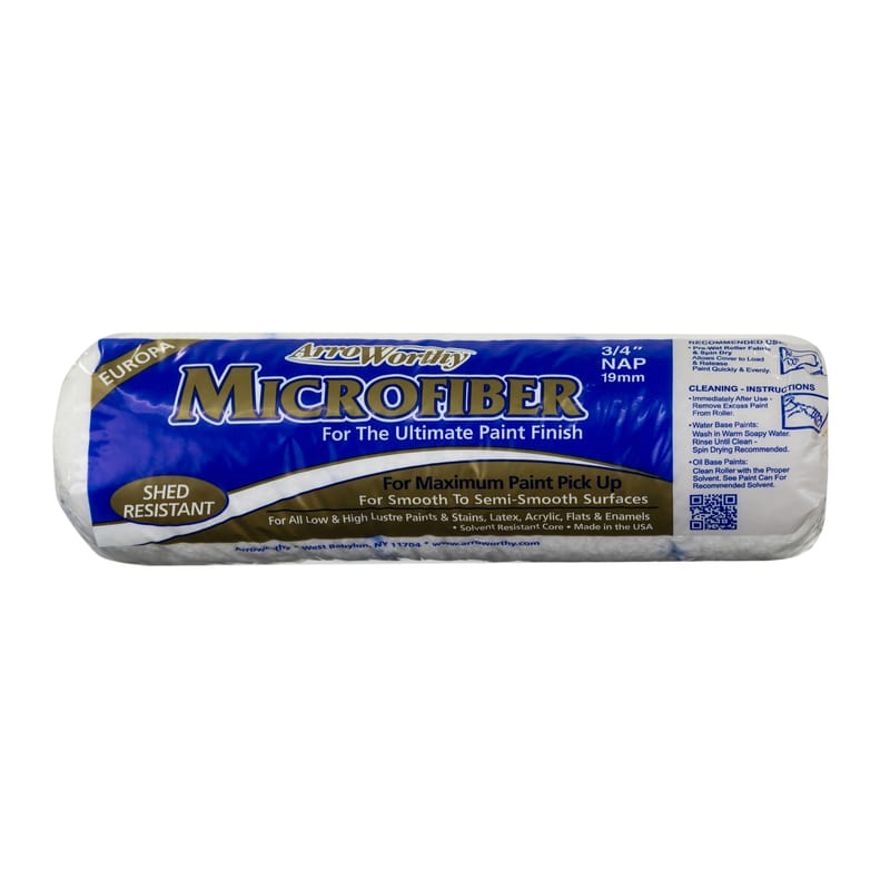 ArroWorthy 9MFR6 0900 Microfiber 9 in. W X 3/4 in. Paint Roller Cover 1 pk