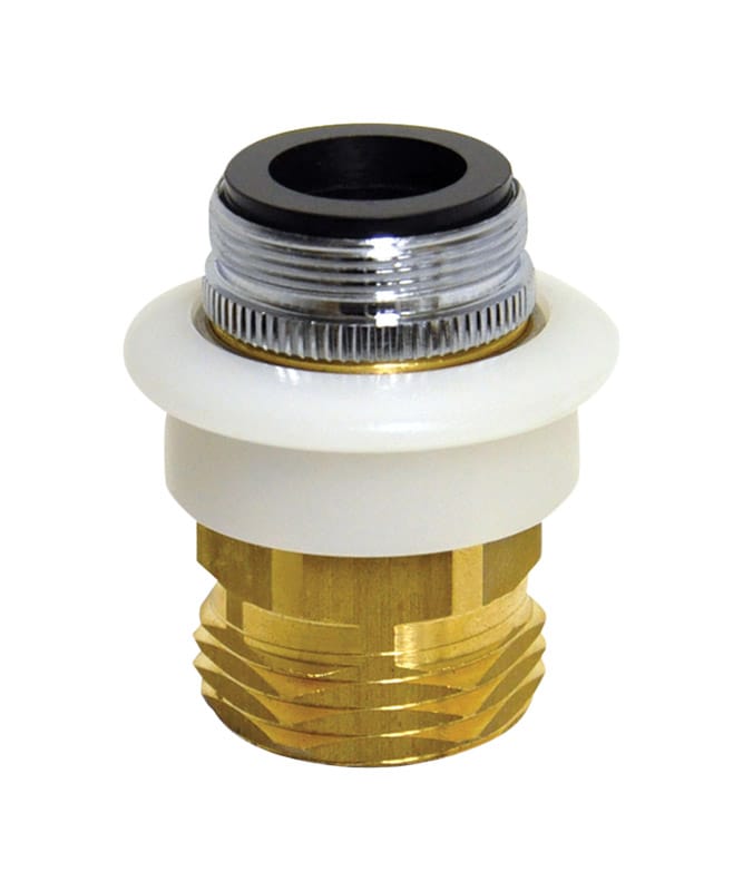 Danco 9D00010521 Dual Thread 15/16 in.-27 or 55/64 in. Chrome Plated Aerator Adapter