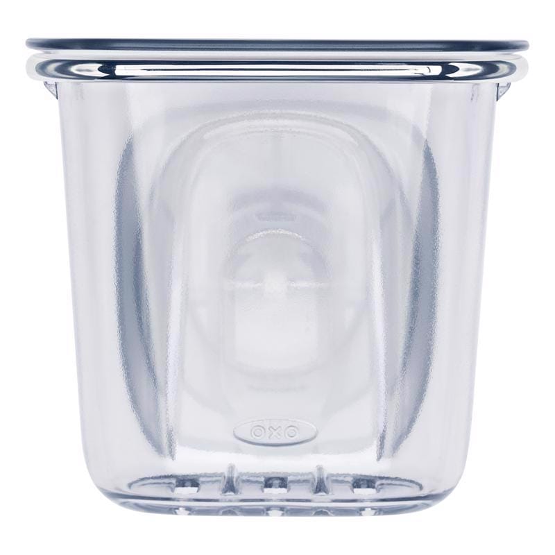 Oxo 13266400 Good Grips Clear Plastic/Stainless Steel Utensil Cup and Holder