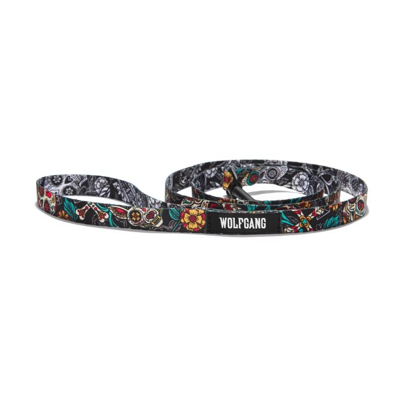 Wolfgang WL-001-19 Multicolored LosMuertos Polyester Dog Leash Small/Medium