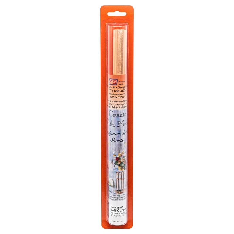 K&S 6015 3 in. X 12 in. W X 30 in. L Copper Metal Strips