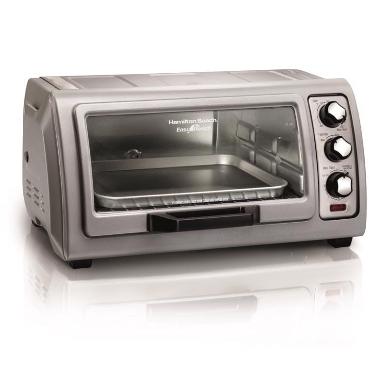 Hamilton Beach 31127J Metal Silver 6 slot Toaster Oven 10.81 in. H X 20.13 in. W X 16.69 in. D