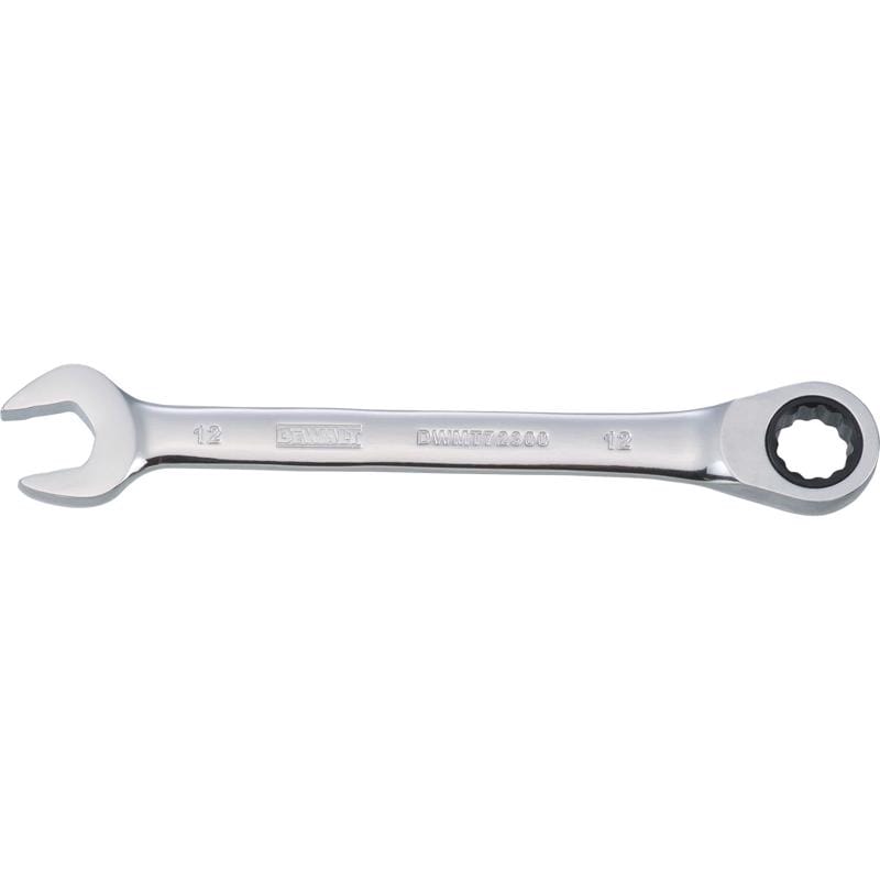 Dewalt DWMT72300OSP 12 mm X 12 mm 12 Point Metric Ratcheting Combination Wrench 6-3/32 in. L 1 pc