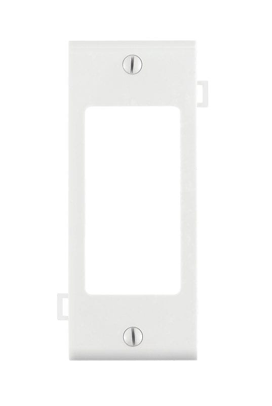 Leviton PSC26-00W White 1 gang Thermoplastic Nylon Decorator Wall Plate 1 pk