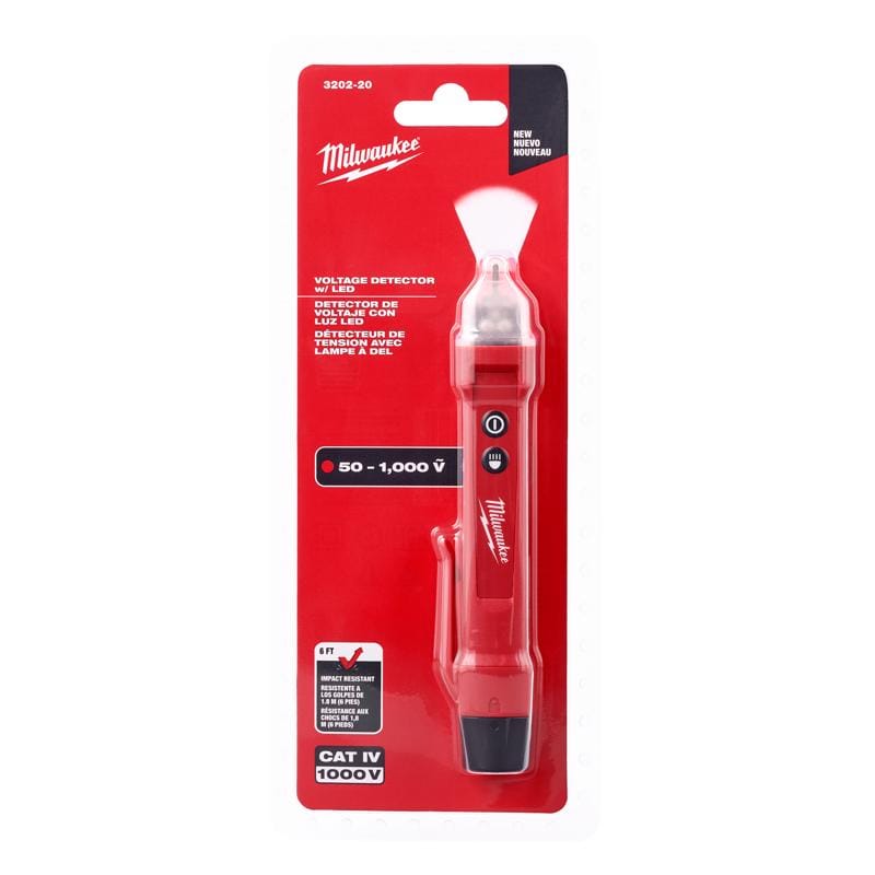 Milwaukee 3202-20 50-1000 V Voltage Detector w/LED 1 pk