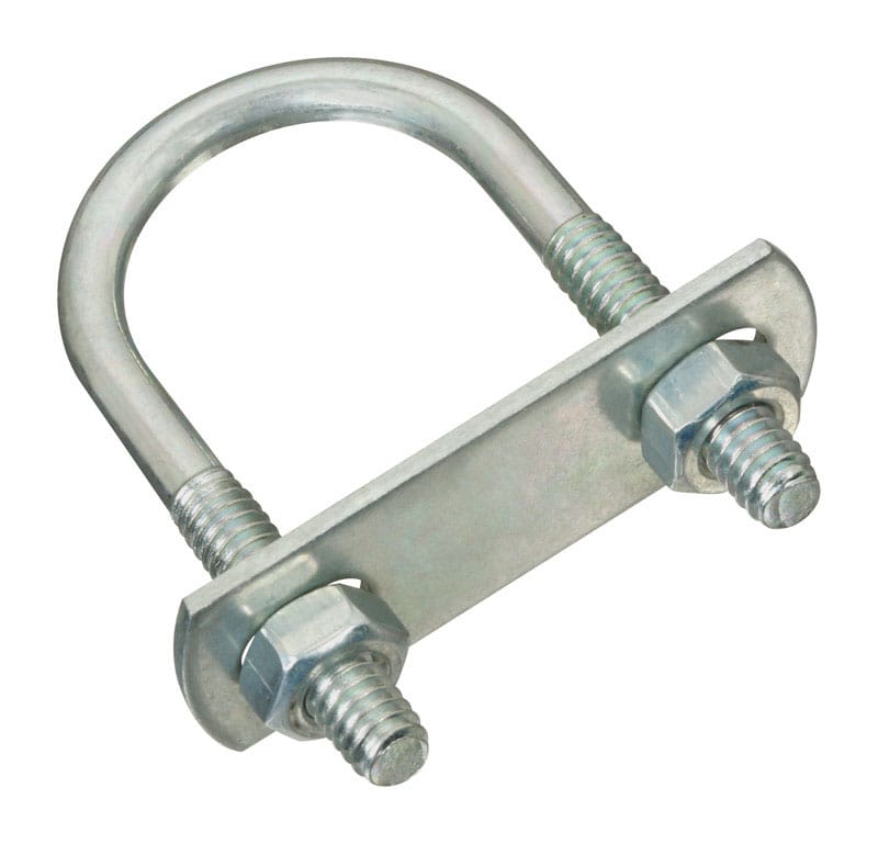 National Hardware N222-083 1/4 in. X 1-1/8 in. W X 2-1/4 in. L Coarse Zinc-Plated Steel U-Bolt